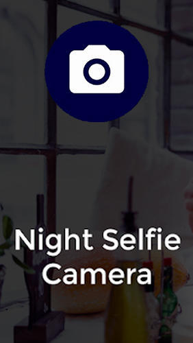 Night selfie camera screenshot.