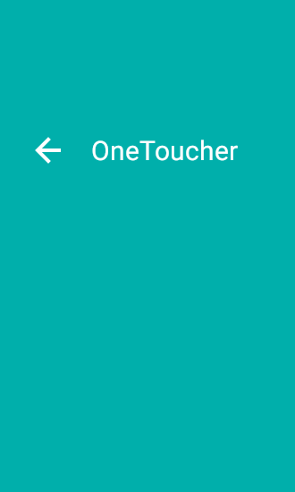 OneToucher screenshot.