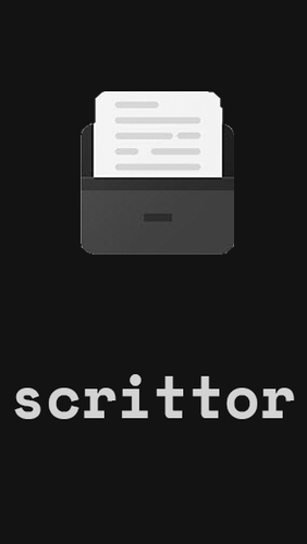 Download Scrittor - A simple note - free Organizers Android app for phones and tablets.