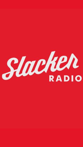 Slacker radio screenshot.