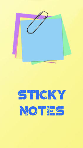Sticky notes screenshot.