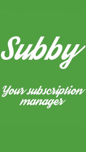 Subby - The Subscription Manager screenshot.