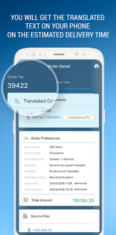 Protranslate – Professional Translation Service screenshot.