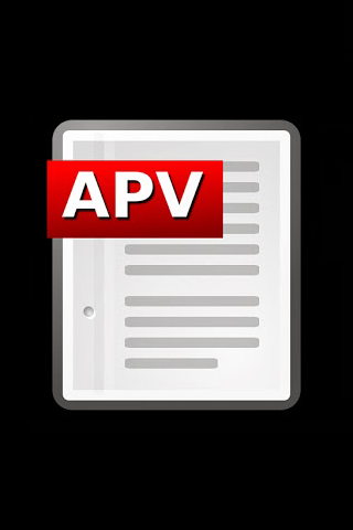 APV PDF Viewer screenshot.