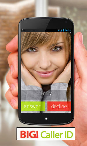 Download Big caller ID - free Android app for phones and tablets.