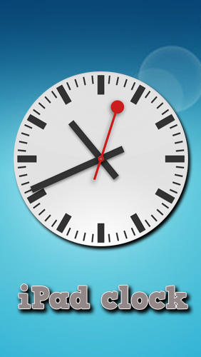 Ipad clock screenshot.