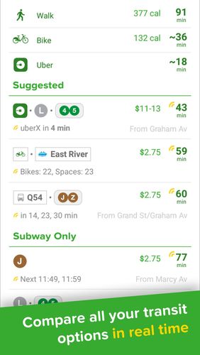 Citymapper - Transit navigation screenshot.