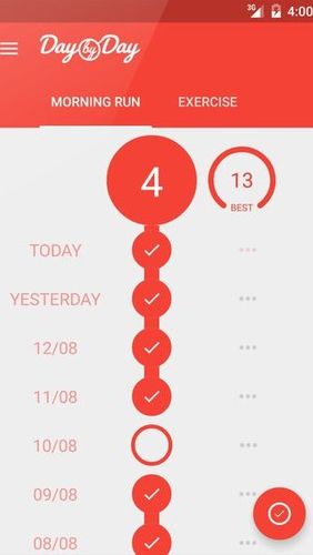 Day by Day: Habit tracker screenshot.