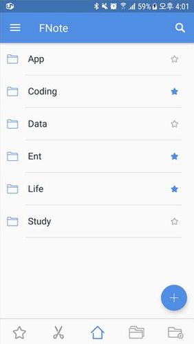 FNote - Folder notes, notepad screenshot.