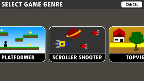 Game Creator screenshot.
