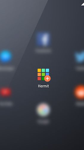 Hermit - Lite apps browser screenshot.