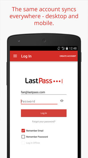 LastPass: Password Manager screenshot.