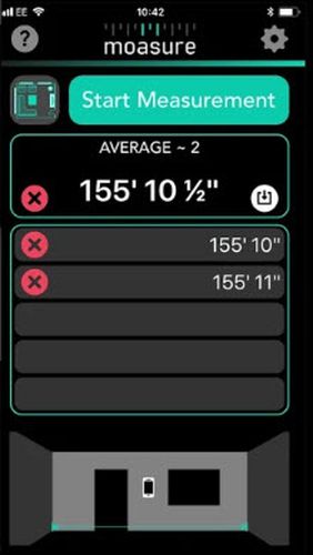 Moasure – The smart tape measure screenshot.