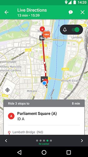 Moovit: Bus times, train times & live updates screenshot.