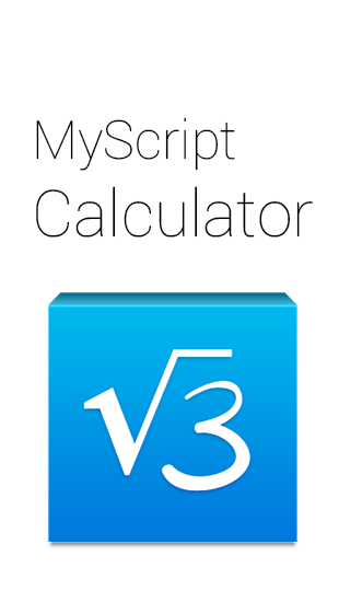 Download MyScript Calculator - free Android 2.3 app for phones and tablets.