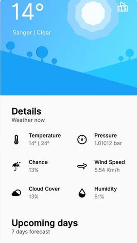 Overdrop - Animated weather & Widgets screenshot.