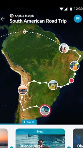 Polarsteps - Travel tracker screenshot.