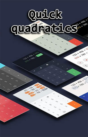 Download Quick quadratics - free Android 2.1 app for phones and tablets.