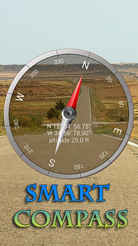 Download Smart compass - free GPS Android app for phones and tablets.
