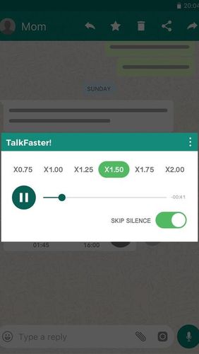 TalkFaster! screenshot.