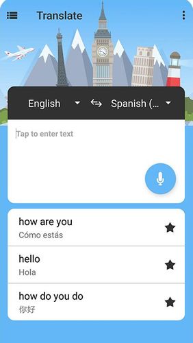 Translate all - Speech text translator screenshot.