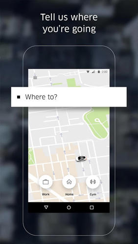 Uber screenshot.