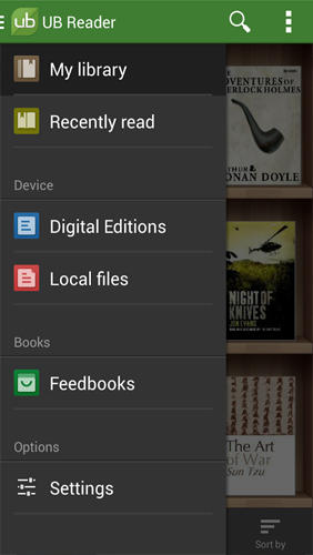 Universal Book Reader screenshot.