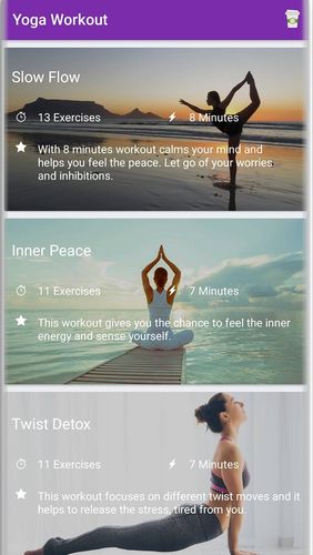 Yoga workout - Daily yoga screenshot.
