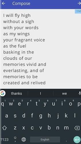 YourQuote - Write quotes, poems, stories & shayari screenshot.