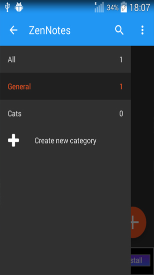 ZenNotes: Secure Notepad screenshot.
