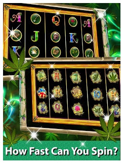 Gameplay of the Kush Slots: Marijuana Casino, Lucky Weed Smokers for Android phone or tablet.
