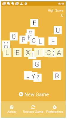 Full version of Android Word games game apk Lexica Game Legend for tablet and phone.