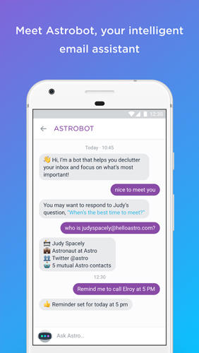 Astro: AI Meets Email screenshot.