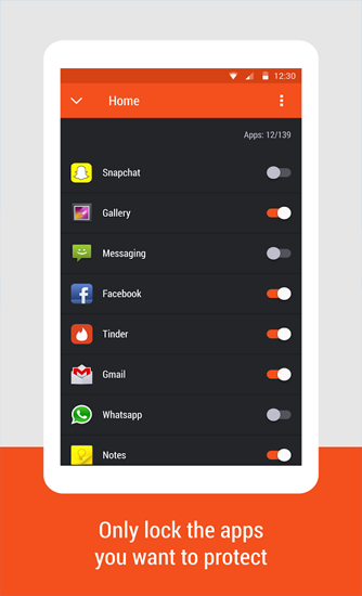 Hexlock: App Lock Security screenshot.