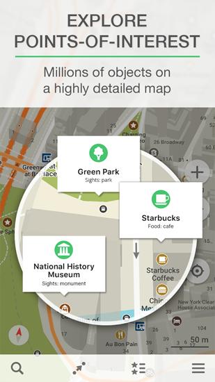 Map Navigation screenshot.
