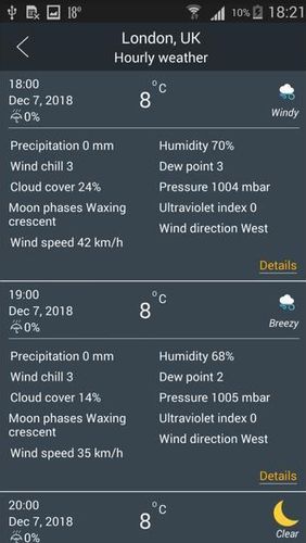 Prime weather: Live forecast, widget & radar screenshot.