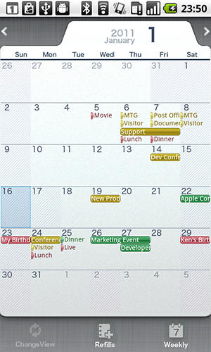Schedule St screenshot.