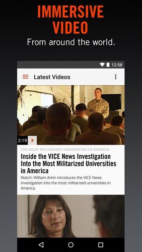 VICE news screenshot.
