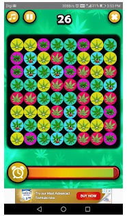 Gameplay of the Kush Match for Android phone or tablet.
