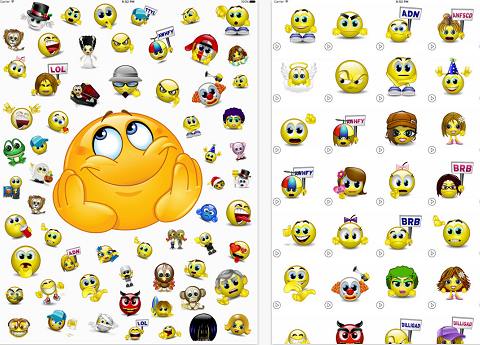 Talking Smileys - Animated Sound Emoticons screenshot.