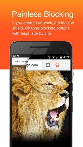 Brave browser: Fast AdBlocker screenshot.