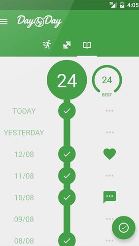 Day by Day: Habit tracker screenshot.