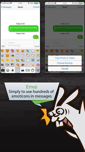 Espier Messages iOS 7 screenshot.