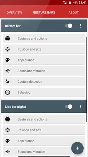 Gesture control - Next level navigation screenshot.