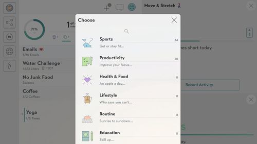 Goalify - My goals, tasks & habits screenshot.