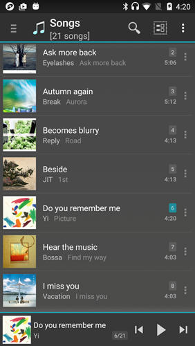 Jet Audio: Music Player screenshot.