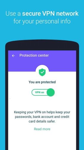 Protect free VPN+Data manager screenshot.