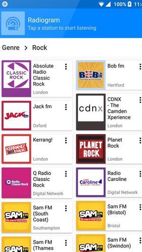 Radiogram - Ad free radio screenshot.