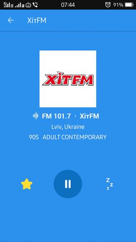 Simple radio - Free live FM AM screenshot.