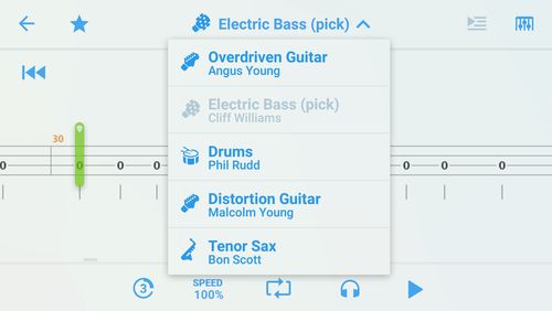 Songsterr: Guitar tabs & chords screenshot.